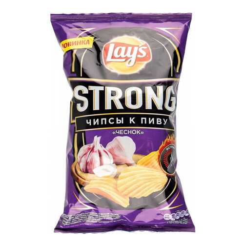 Чипсы Lay's strong картофельные чеснок 145 г в Магнит