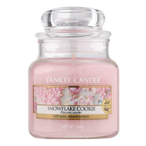 Ароматическая свеча Yankee Candle Snowflake Cookie Свеча 104 г в Магнит