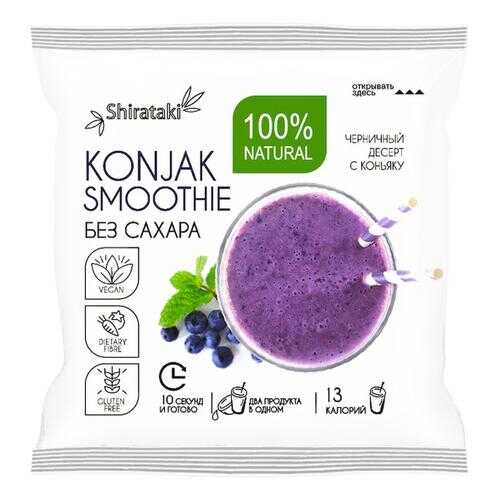 Десерт без сахара Konjak Smoothie черничный 20 шт по 15 г в Магнит