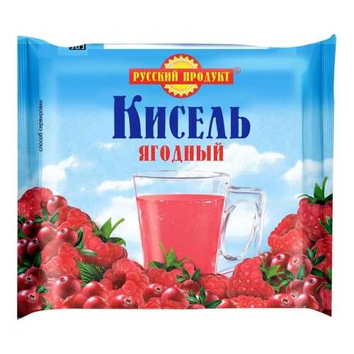 Кисель быстрого приготовления ягодный Русский Продукт брикет 220 г в Магнит