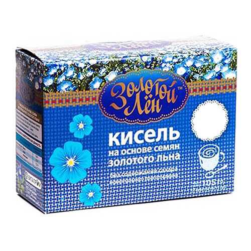 Кисель на льняной основе Золотой лен клубника 7 пакетов по 15 г в Магнит