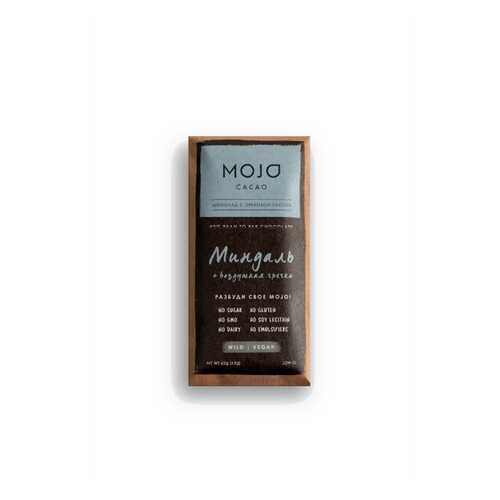 Горький шоколад 72% Mojo Cacao с шоколадно-ореховой пастой со вкусом миндаль в Магнит