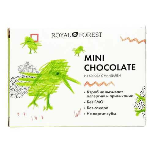 Шоколад Royal Forest из кэроба с миндалем 30г в Магнит