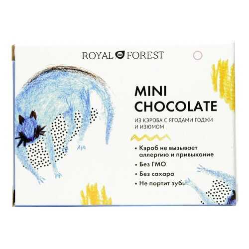 Шоколад Royal Forest из кэроба с ягодами годжи и изюмом 30г в Магнит