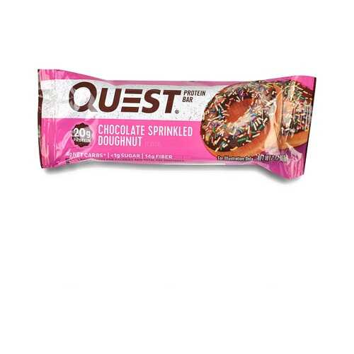 Батончик протеиновый Quest Bar Chocolate Sprinkled Doughnut Пончик Донат 60г США в Магнит