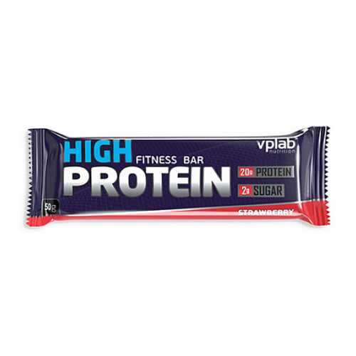 Батончик с протеином High protein bar, клубника VPLab 50 г в Магнит