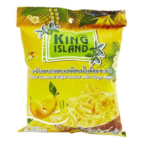 Кокосовые чипсы King Island с манго 40 г в Магнит