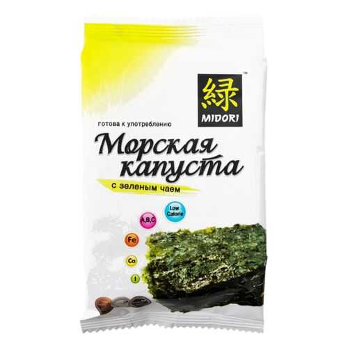 Морская капуста Midori с зеленым чаем 5 г в Магнит