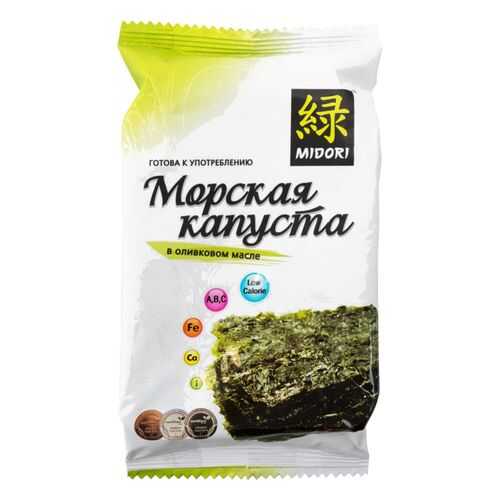 Морская капуста Midori в оливковом масле 5 г в Магнит