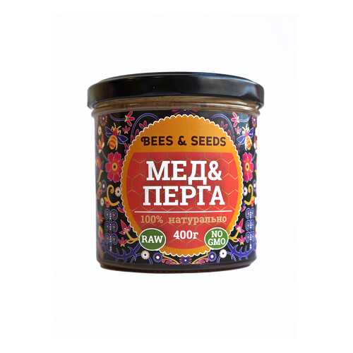 Медовый урбеч Bees&Seeds. Натуральный продукт с мёдом и пергой, 400 г в Магнит