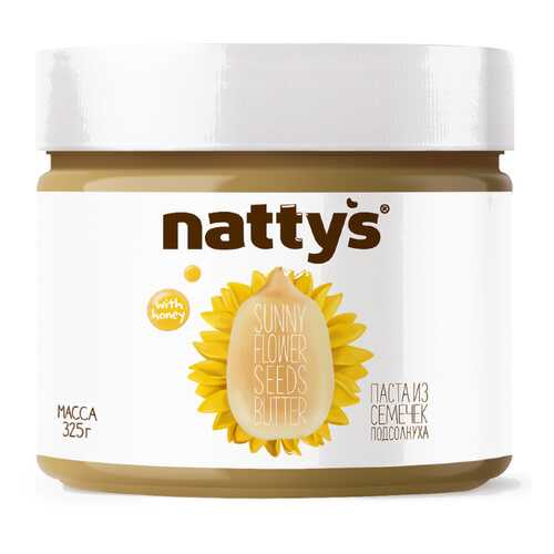 Паста Nattys Sunny из семечек подсолнуха 325 г в Магнит