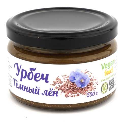 Урбеч Vegan-food из семян темного льна 200 г в Магнит