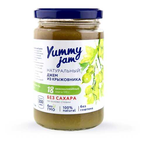 Джем Yummy jam из крыжовника без сахара 350 г в Магнит