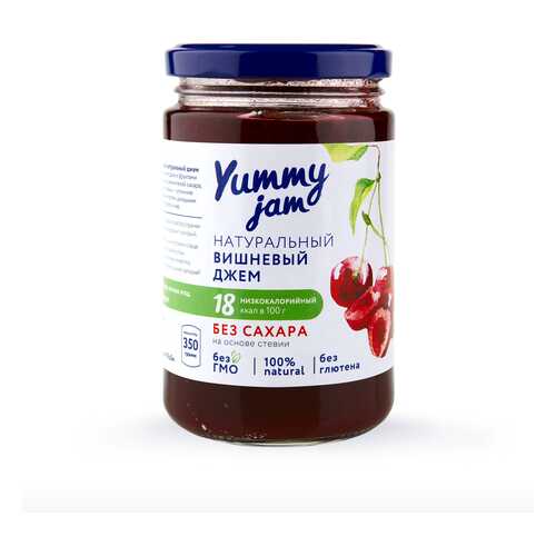 Джем Yummy jam вишневый без сахара 350 г в Магнит