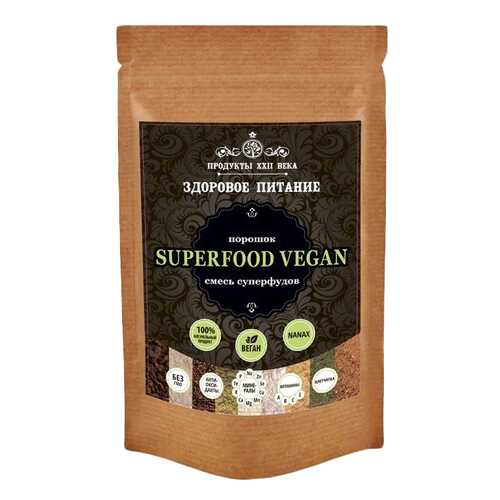 Смесь суперфудов Продукты XXII века Nanax Superfood Vegan порошок 200 г в Магнит