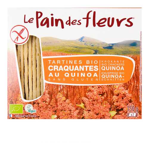 Хлебцы диетические из киноа Pain des fleurs 150 г в Магнит