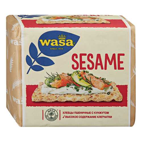 Хлебцы Wasa Sesame пшеничные с кунжутом 200 г в Магнит