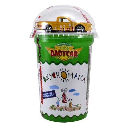 Кукурузные шарики в глазури Вкусномама Babycar с игрушкой 30 г в Магнит