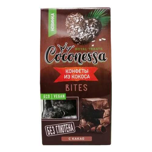 Конфеты кокосовые Coconessa какао 90 г в Магнит