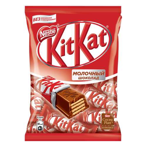 Молочный шоколад Kit Kat с хрустящей вафлей 169 г в Магнит