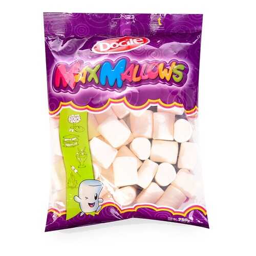 Зефир Docile Maxmallows Белые трубочки Ваниль 250г Бразилия в Магнит