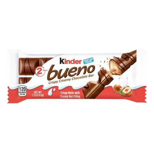 Батончик Kinder Bueno коробка 30 шт в Магнит