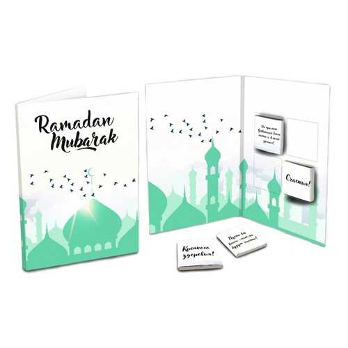 Шоколад Chokocat Ramadan Mubarak, молочный, открытка, 20 гр в Магнит