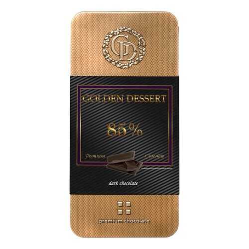 Шоколад Golden Dessert 85%, горький шоколад, 100 гр в Магнит