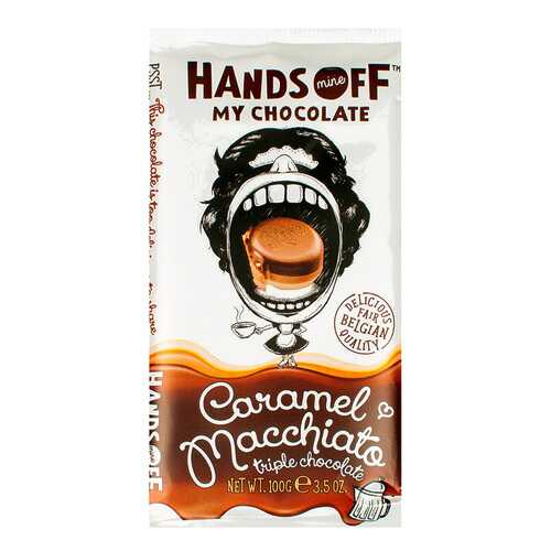 Шоколад Hands off my chocolate карамель и маккиато 100 г в Магнит