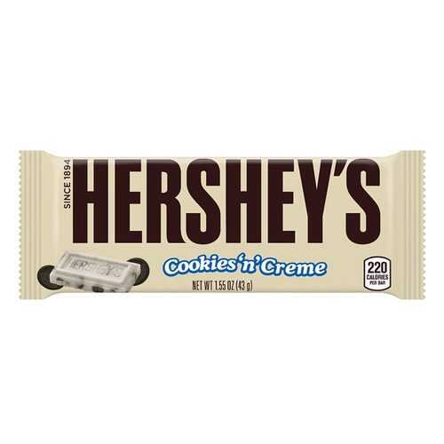 Шоколад Hershey`s cookies n creme bar 43 г в Магнит