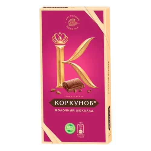 Шоколад молочный Коркунов классический 90 г в Магнит