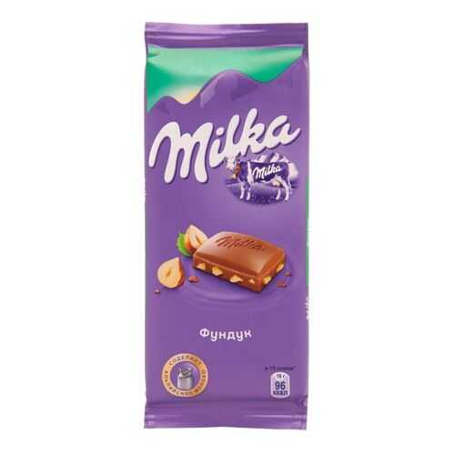 Шоколад молочный Milka фундук 90 г в Магнит