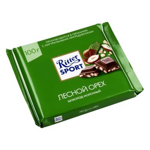 Шоколад молочный Ritter Sport лесной орех 100 г в Магнит