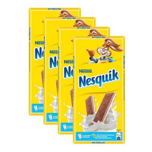 Шоколад Nesquik с молочной начинкой 4*100 г в Магнит