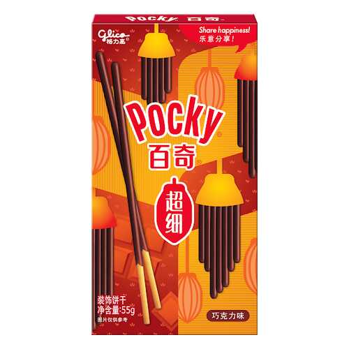 Палочки Glico Pocky со вкусом шоколада 55 г в Магнит