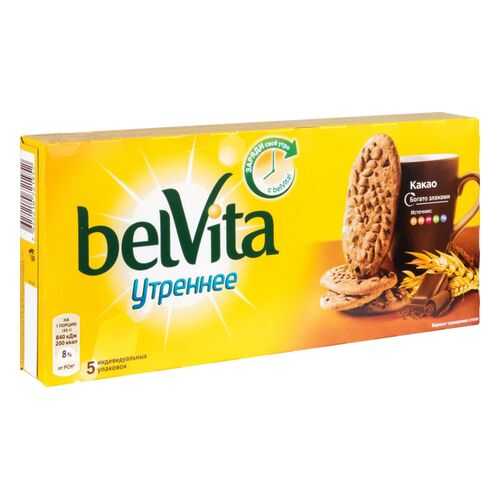 Печенье BelVita утреннее какао 225 г в Магнит