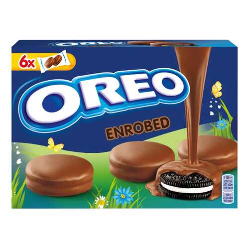 Печенье Oreo с ванильным вкусом в молочном шоколаде 246 г в Магнит