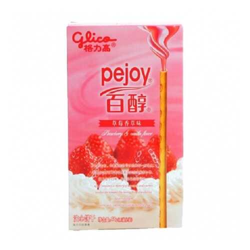 ПОККИ PEJOY GLICO КЛУБНИКА со СЛИВКАМИ 48 г в Магнит