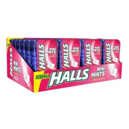 HALLS Mini Mints конфеты без сахара со вкусом арбуза 12.5г по 24 шт в Магнит