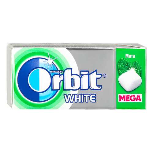 Жевательная резинка Orbit white mega spearmint 16 г 12 штук в Магнит