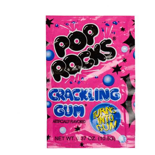 Жевательная резинка с леденцами Pop Rocks Bubblegum 11г Испания в Магнит