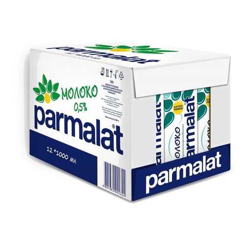 Молоко Parmalat ультрапастеризованное 0,5% 1л 12 шт в Магнит