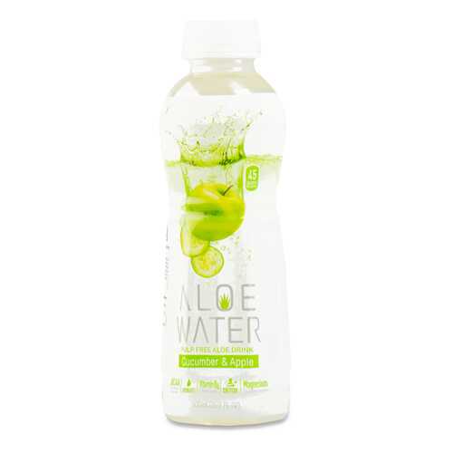 Напиток безалкогольный PurePlus негазированный Aloe Water со вкусом огурца и яблока 500 мл в Магнит