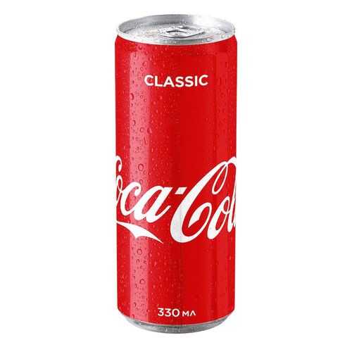 Напиток газированный Coca-Cola classic жестяная банка 0.33 л в Магнит