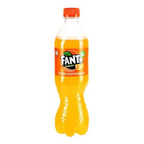 Напиток газированный Fanta апельсин пластик 0.5 л в Магнит