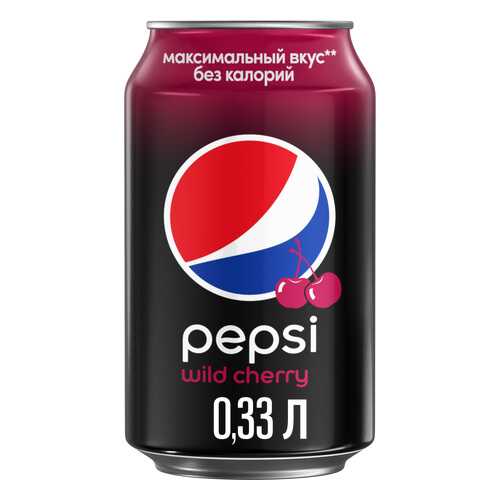 Напиток Pepsi вишня жестяная банка 0.33 л в Магнит