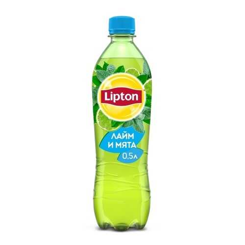 Чай зеленый Lipton лайм и мята 0.5 л в Магнит