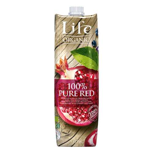 Сок Life premium Pure red мультифруктовый био organic 1 л в Магнит