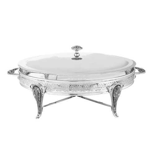 Блюдо с подогревом Regent Silverware Британи 44x25x21см овальное в Магнит