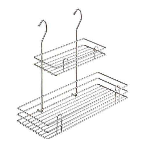 Полка на рейлинг двухъярусная mix тип II LE 510 хром глянец в Магнит